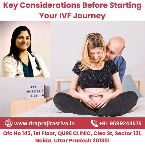gynecologist telling patient about key consideration before starting IVF journey