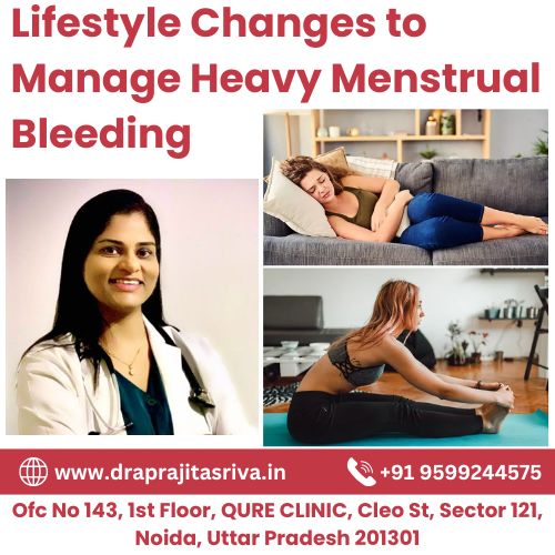 lifestyle changes to manage heavy menstrual bleeding