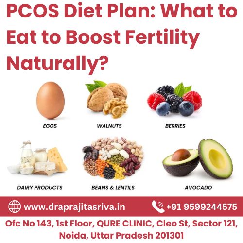 PCOS diet plan to boost ferrtility naturally