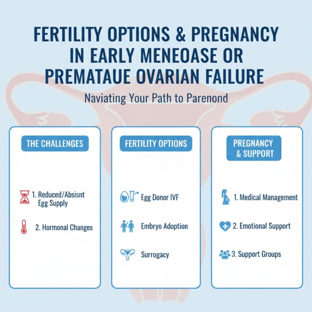 Fertility Options & Pregnancy in Early Menopause or Premature Ovarian Failure
