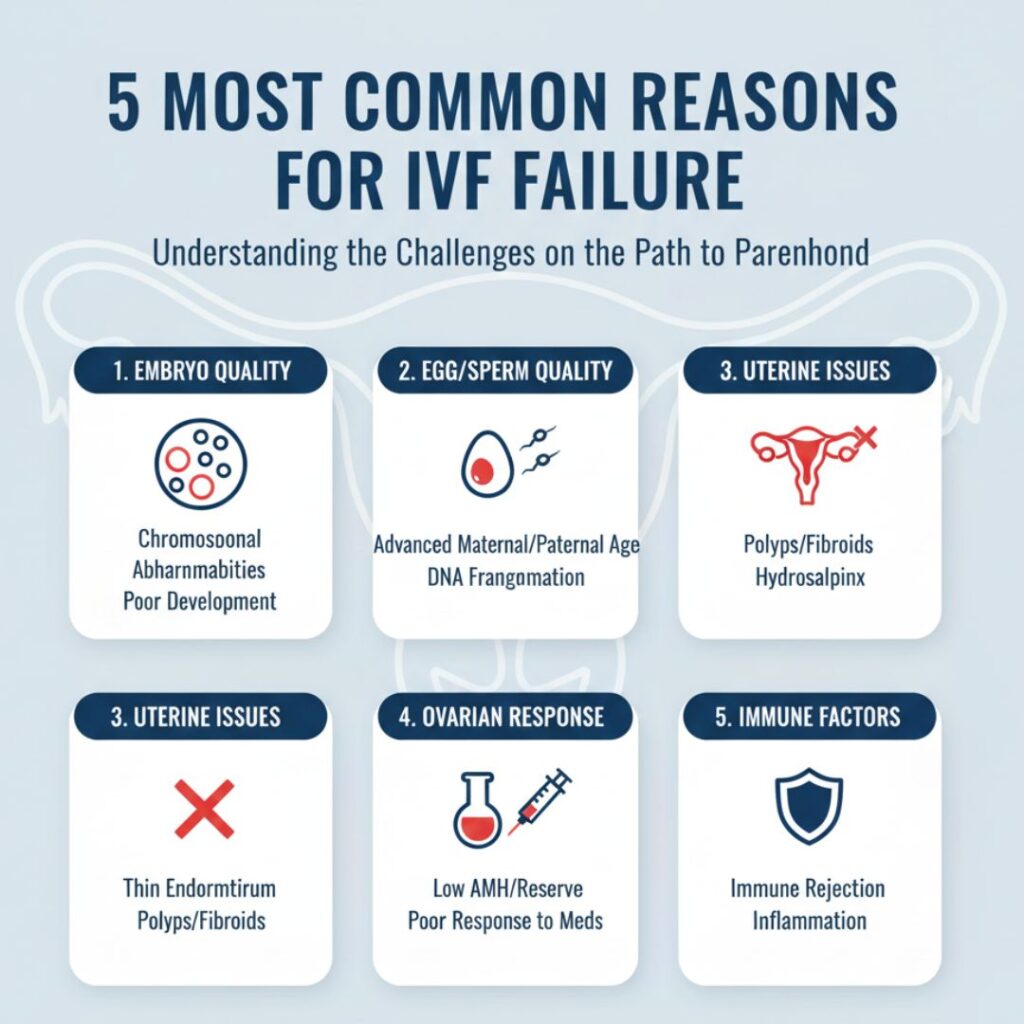5 Most Common Reasons for IVF Failure