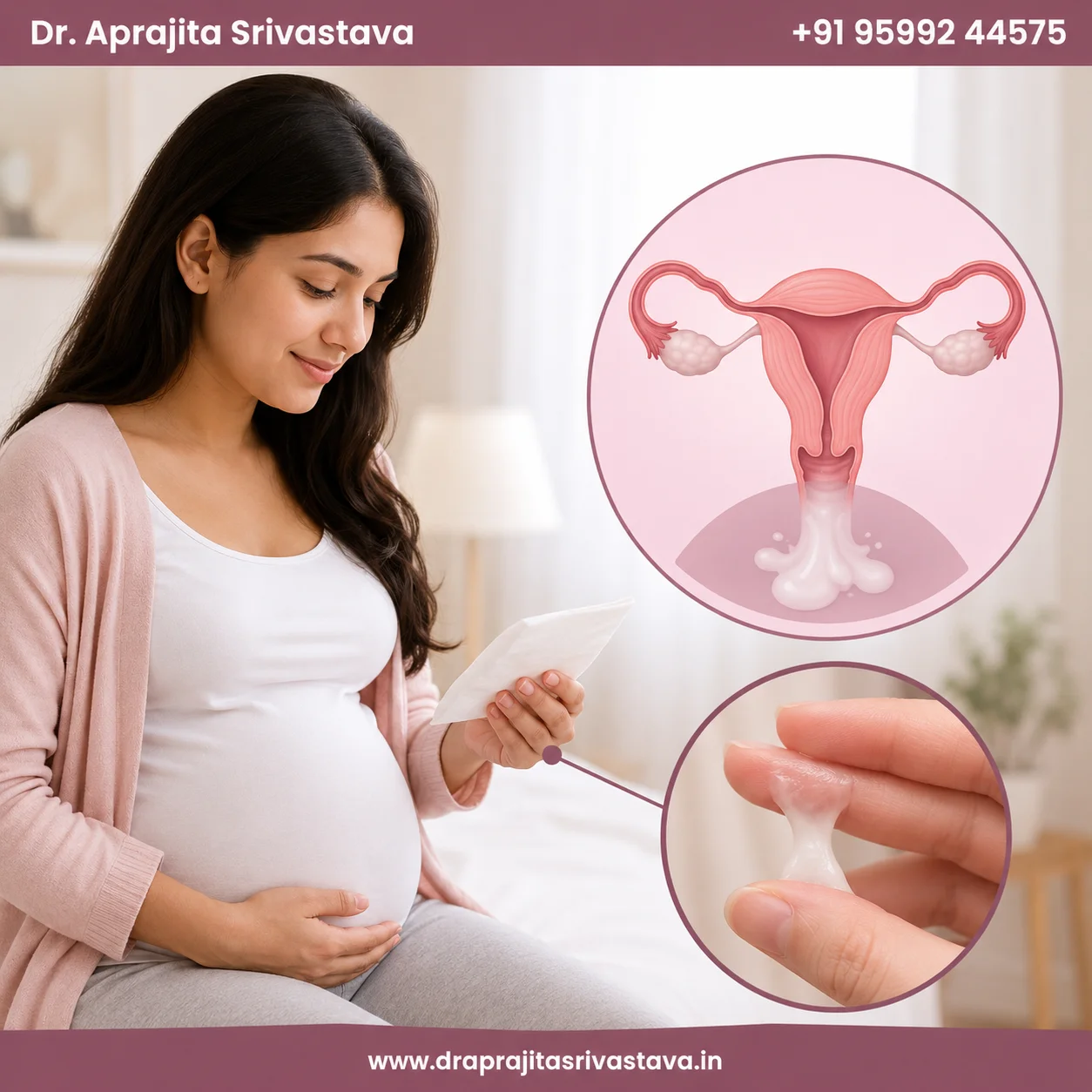 white discharge during pregnancy