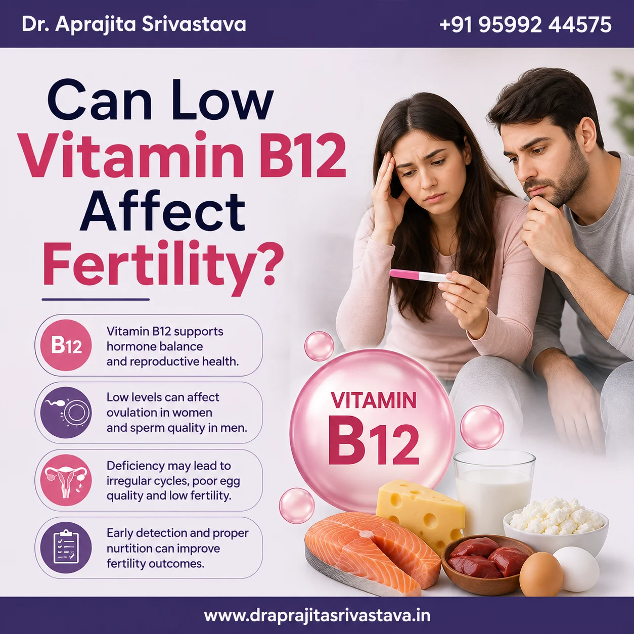 Vitamin B12 and fertility